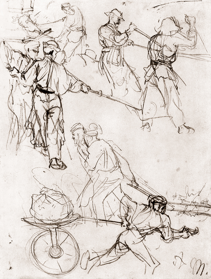  Adolpyh Von Menzel —— 轧钢厂工人的速写